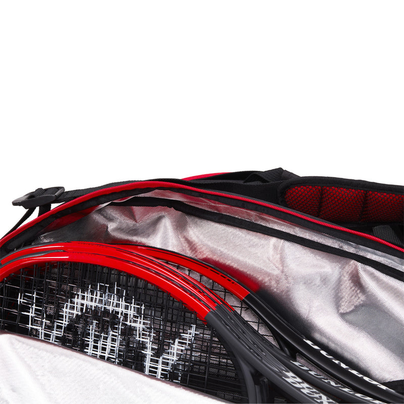 Dunlop Tac CX Performance 15 Racket Thermo Tennis Bag (Black/Red)